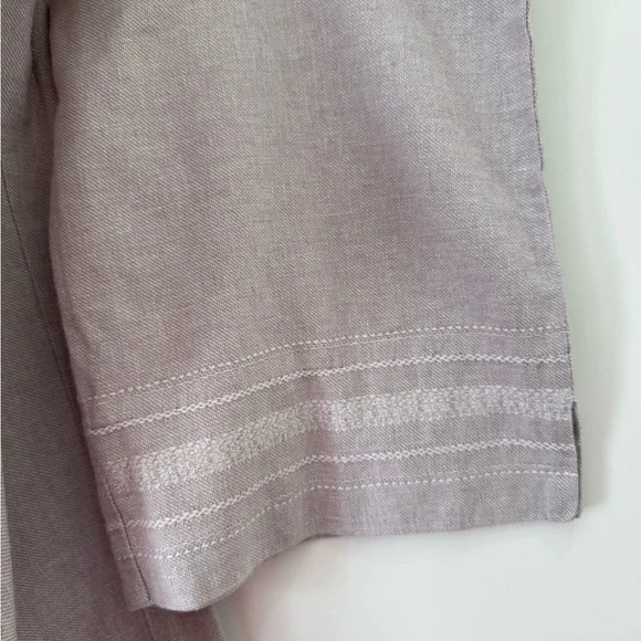 Norton McNaughton linen blend Light Purple wide leg  Pants XL - Picture 9 of 9